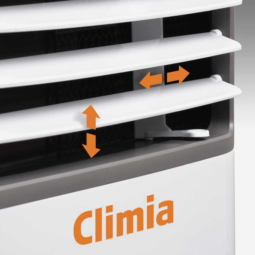Climia CMK 2600 3-in-1 Profi-Klimaanlage, Ventilator und Luftentfeuchter 8.000 BTU/h