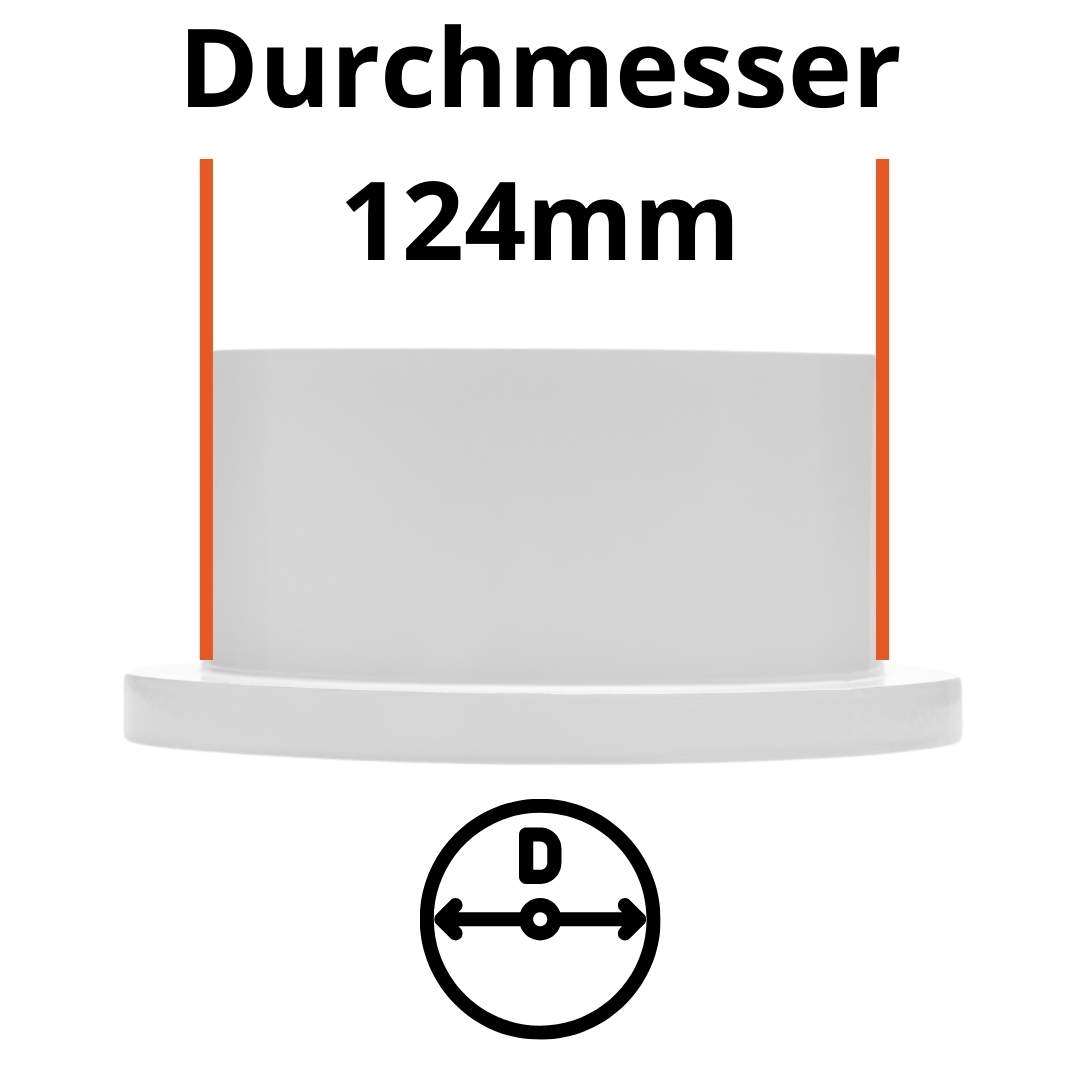 Climia Anschlussadapter für isolierten Abluftschlauch für Climia CMK 2600 - 1 Set