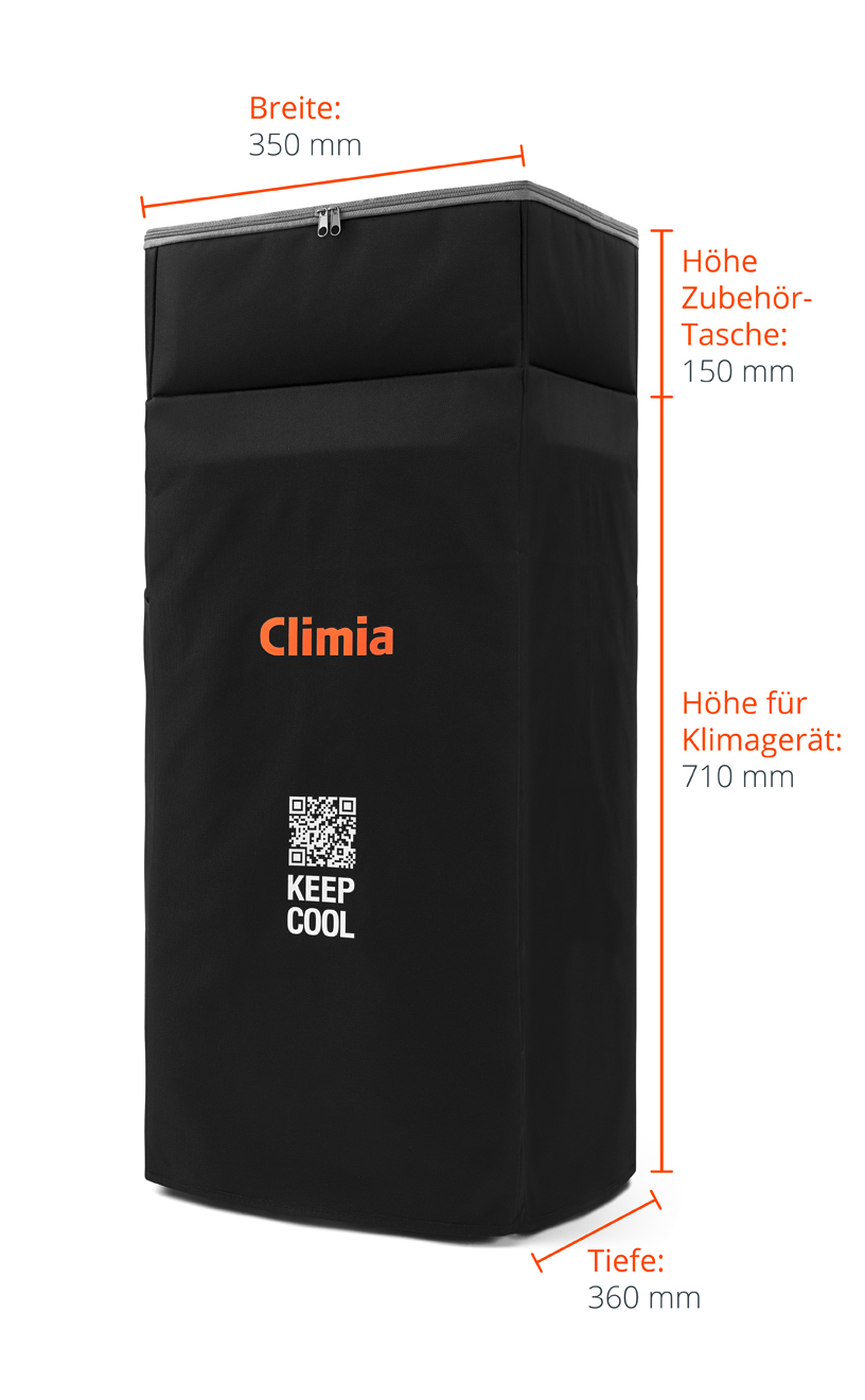 Climia CMK 2600 Sparpaket #4 - Klimagerät  inkl. Schutzhülle & Luftreiniger CLR 250