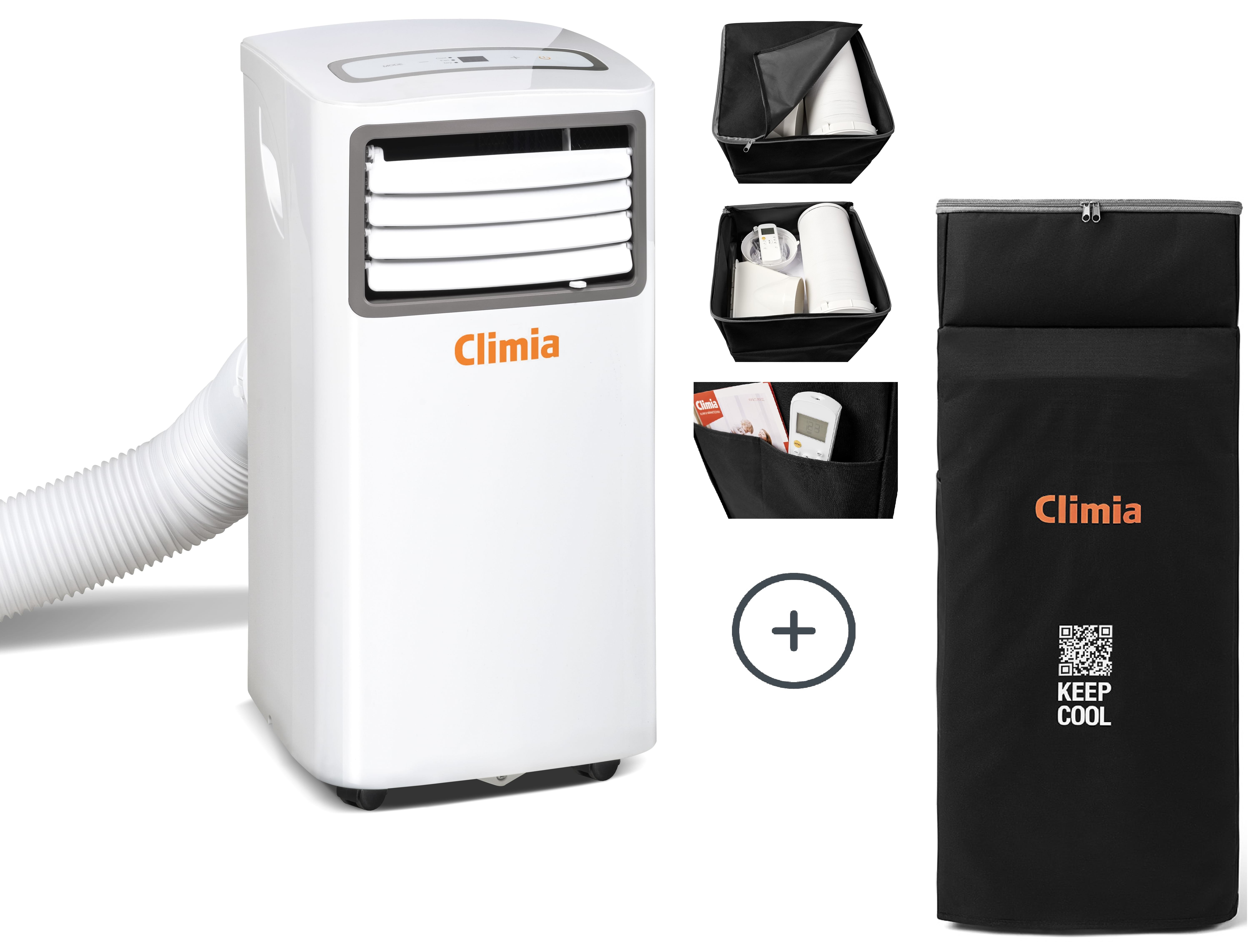 Climia CMK 2600 Sparpaket #4 - Klimagerät inkl. Schutzhülle & Luftreiniger CLR 250